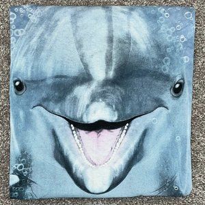 2012, the mountain, dolphin face Tie Dye tshirt.